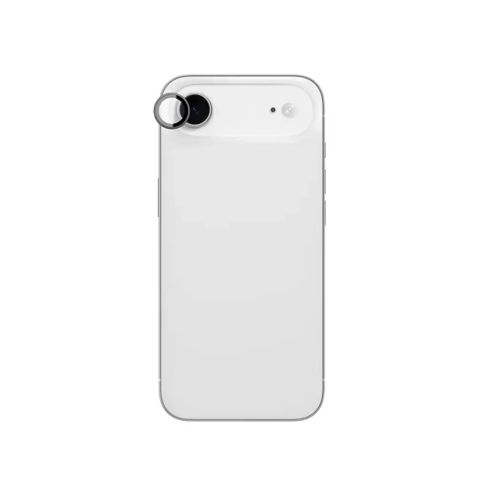 AmazingThing Lens Glass for iPhone 17 Air with Black Aluminum Frame
