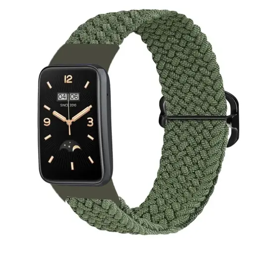 Telcon Braided smartwatch strap for Xiaomi Mi Band 7 Pro | Nylon | green