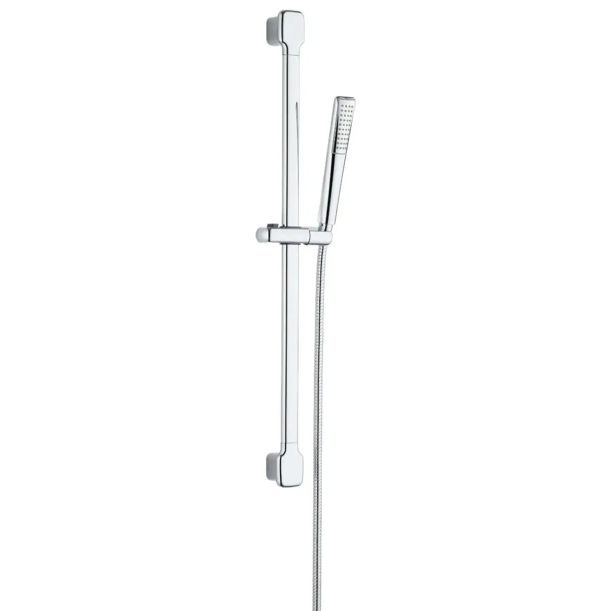 AB Shower set with rail, 1 mode, chrome