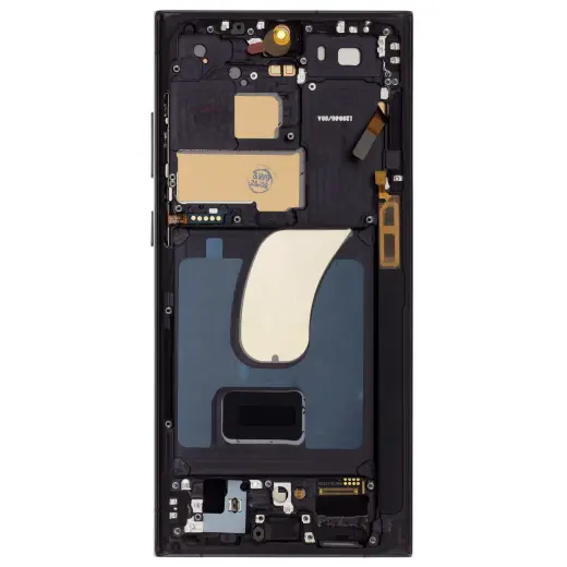 LCD display + Touch Unit + Front Cover for Samsung S918B Galaxy S23 Ultra Phantom Black