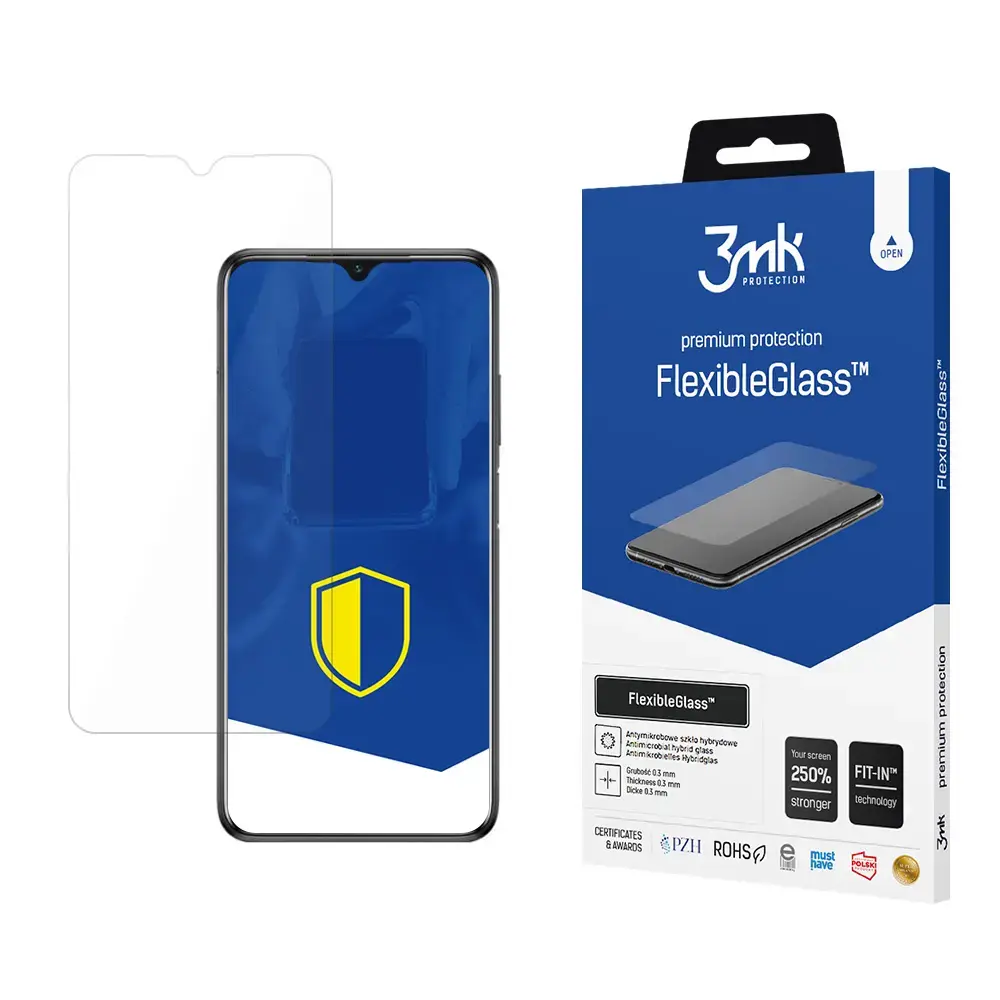 3MK FlexibleGlass™ aizsargstikls telefonam Xiaomi Poco M3