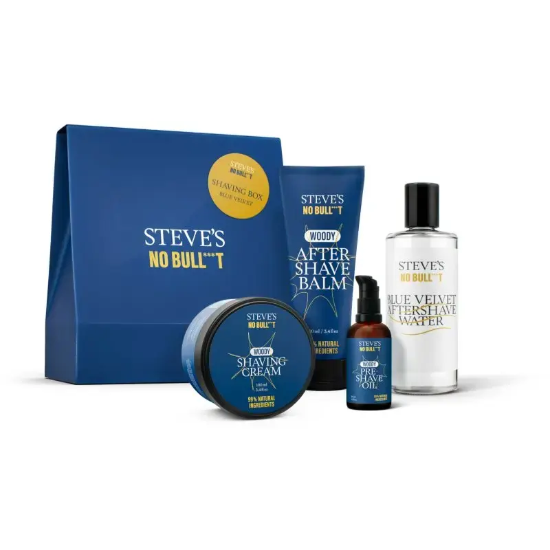 Steve's No Bull** *t Blue Velvet Shaving Box
