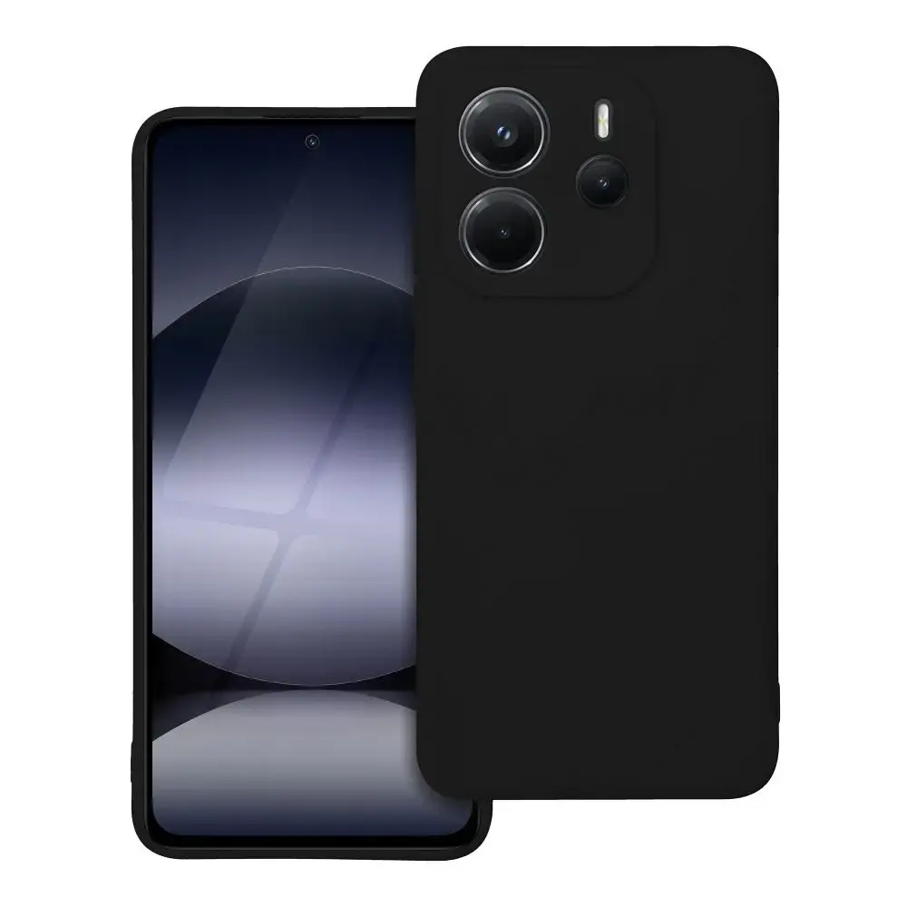 SOFT case for XIAOMI Redmi Note 14 4G (GLOBAL - 164,84mm x 78,15mm x 8,16mm) black