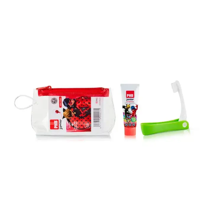 PHB Junior Travel Toothbrush + Toothpaste
