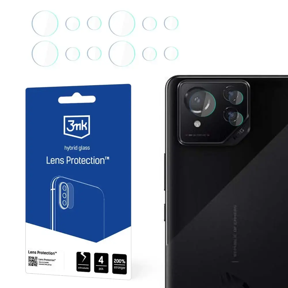 3mk Lens Protectionâ¢ hybrid camera glass for Asus ROG Phone 8|8 Pro