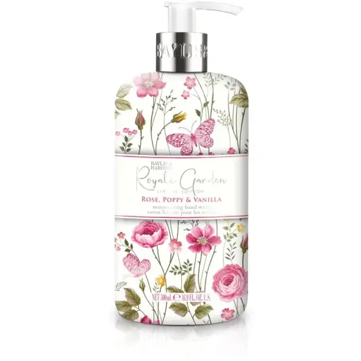 Baylis & Harding Royale Garden Rose & Poppy & Vanilla Hand Wash 500 Ml