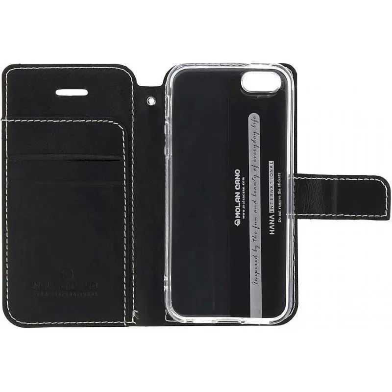 Molan Cano Issue Book Case for Xiaomi Redmi 9A|9AT Black