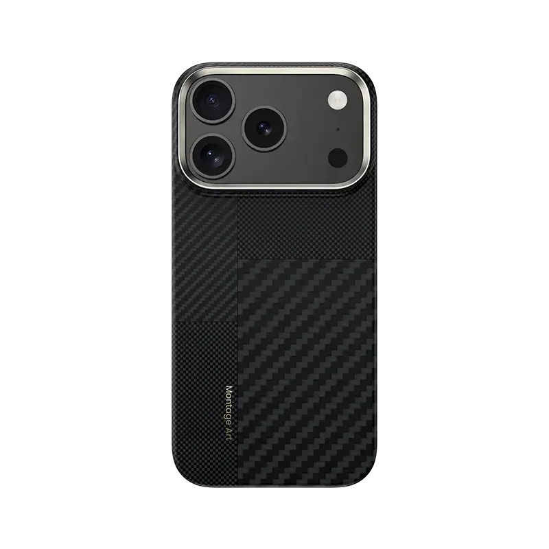 Benks Montage Magnetic Armor Air Kevlar maciņš telefonam iPhone 17 Pro melns