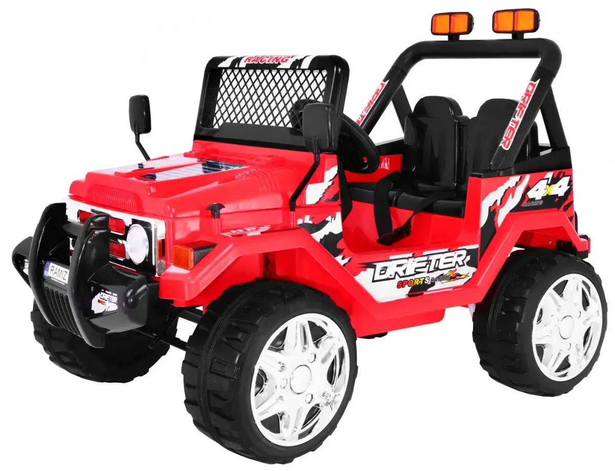 RAPTOR transportlīdzeklis Drifter Riteņi EVA 2 4 G Sarkans