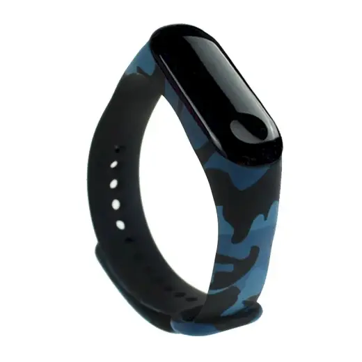 Fusion Camouflage Band For Xiaomi Mi Band 3 | Mi Band 4 Blue