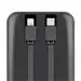 OBAL:ME CablePulse ārējais akumulators (powerbank) | 10 000 mAh | 22.5W | USB-C, Lightning | melns