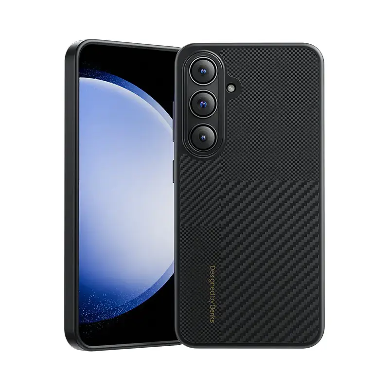 Benks Montage Magnetic Armor Pro Kevlar Case Metal Frame 600D+1500D (MA41) for Samsung Galaxy S24 Plus black