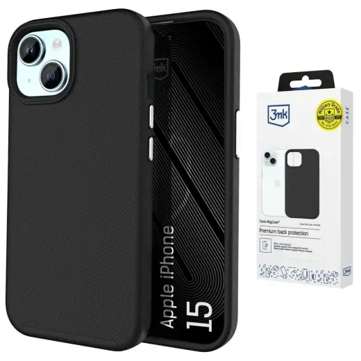 3MK Fortis MagCase maciņš ar MagSafe atbalstu telefonam iPhone 15