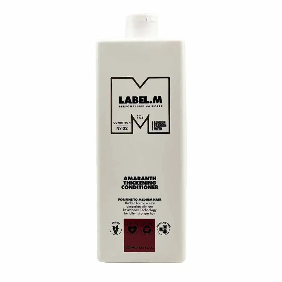 Label.M, Amaranth Thickening, Hair Conditioner, Densifying, 1000 ml