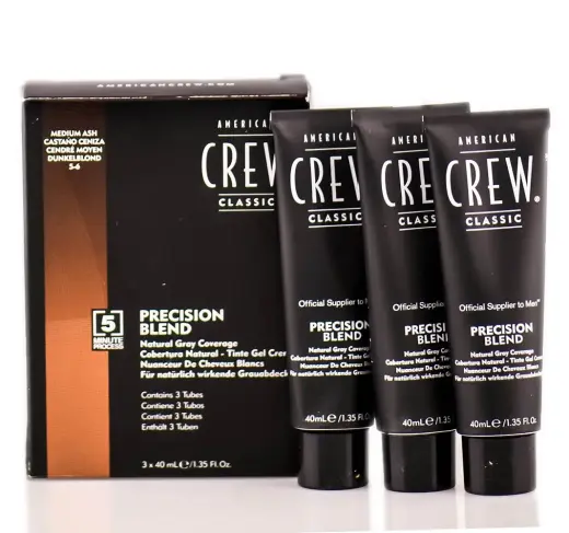 American Crew Precision Blend Hair Colour Set - 5/6 Medium/Ash 3 X 40ml