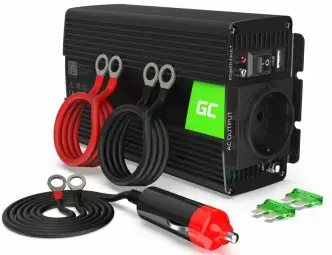 Strāvas pārveidotājs Green Cell Car Power Inverter Converter 24V to 230V 300W/ 600W