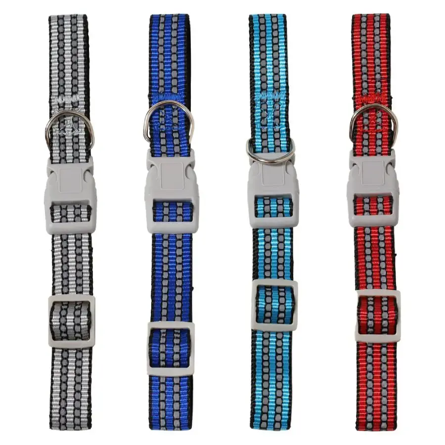 Kakla siksna 2cm plata, ar atstarotāju, mix