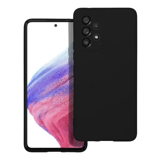 Silicone telefoni ümbris Samsung Galaxy A53 5G (A536) must