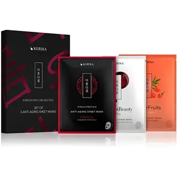 KORIKA Anti-Aging Sheet Masks Kit