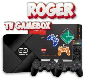 Spēļu konsole RoGer TV + Game Box G5 Retro 64GB