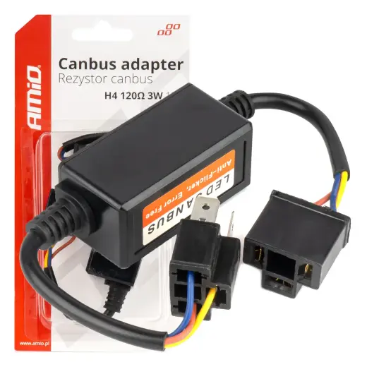 LED Canbus relay resistor 3W 120? H4 AMIO-04127