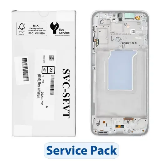 ServicePack LCD Display SAMSUNG A26 5G A266B White GH82-37049B