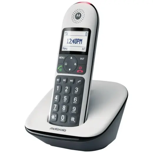 Cordless landline phone Motorola CD5001 white