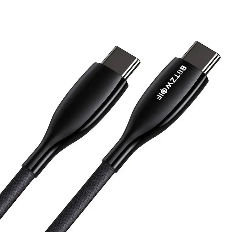 USB-C to USB-C cable BlitzWolf BW-TC24, 100W, 5A, 1.8m (black)