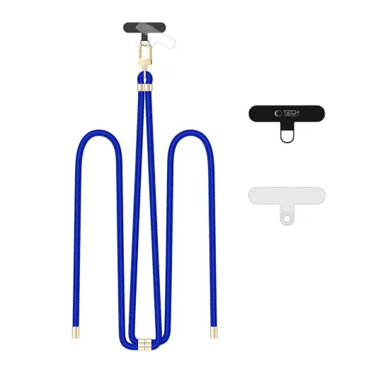 TECH-PROTECT C7S ROPE CROSSBODY STRAP COBALT BLUE|GOLD