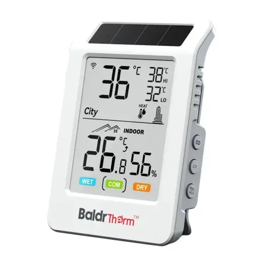 BALDRTHERM HCS596WB Solar-Powered Wi-Fi Thermohygrometer