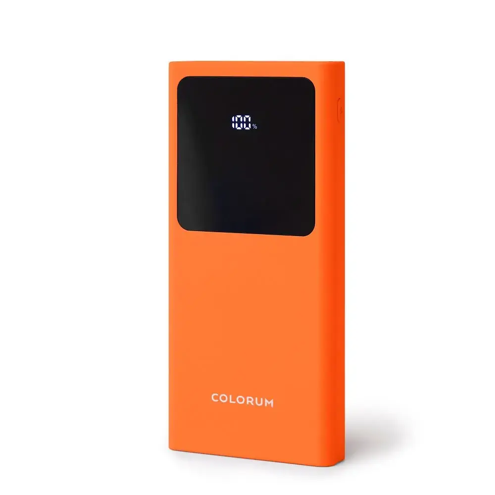 COLORUM CPB10-10 ārējais akumulators (powerbank) | 10000 mAh | oranžs