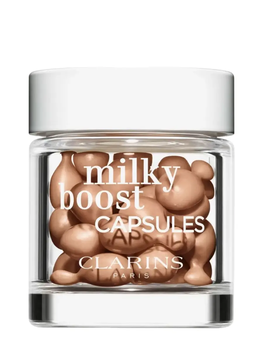 Clarins, Milky Boost, Radiance, Foundation Capsules, 01, 30 capsules, 0.2 ml