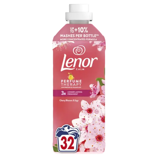 Veļas mīkstinātājs LENOR Cherry Blossom & Sage, 32 mazgāšanas reizēm, 675ml