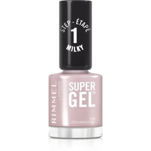 Rimmel Super Gel Gel Nail Polish Without UV/LED Sealing Shade 110 Cream & Blend 12 Ml