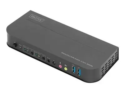 DIGITUS DS-12850 - KVM | audio | USB switch - 2 ports