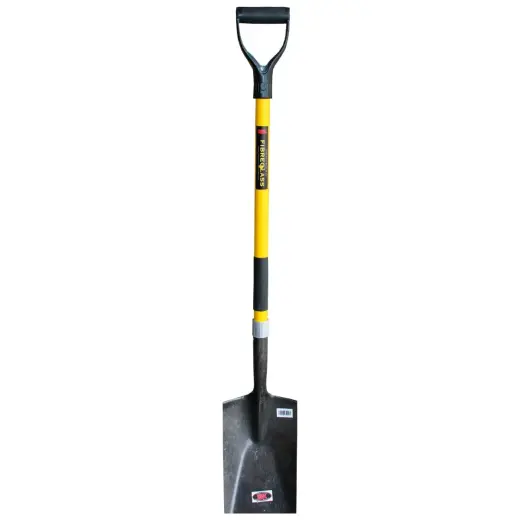 Garden spade 30x18x120cm, steel, with handle
