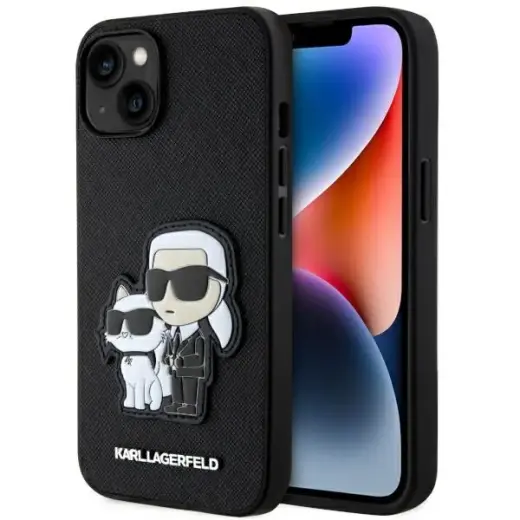 Karl Lagerfeld KLHCP14SSANKCPK чехол для телефона iPhone 14 6.1" Saffiano Karl & Choupette