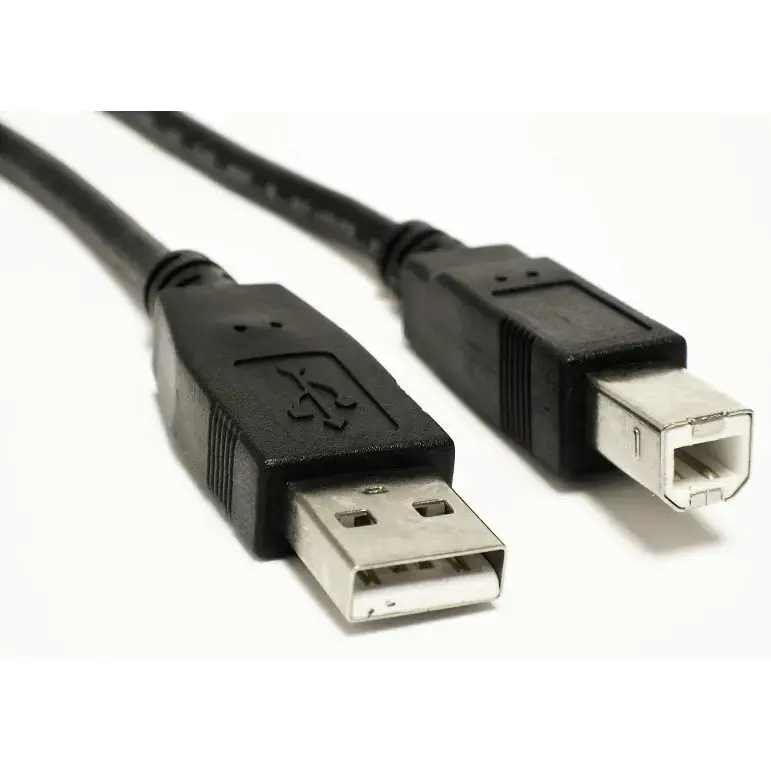 Akyga AK-USB-18 USB kabelis USB-A (M) uz USB-B (M) 2.0 5.0m melns