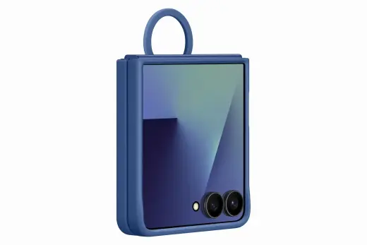 EF-PF766TNE Samsung Silicone Cover with Ring for Galaxy Z Flip 7 Blue