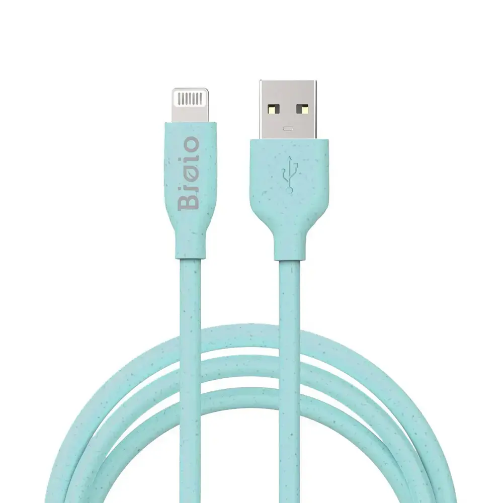 Bioio cable USB - Lightning 1,0 m 2,4A blue
