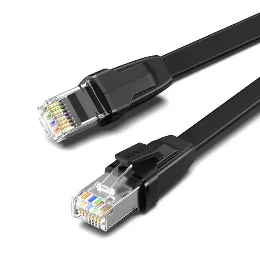 UGREEN NW134 Cat 8 U|FTP Flat Ethernet RJ45 Cable Pure Copper 1.5m (black)