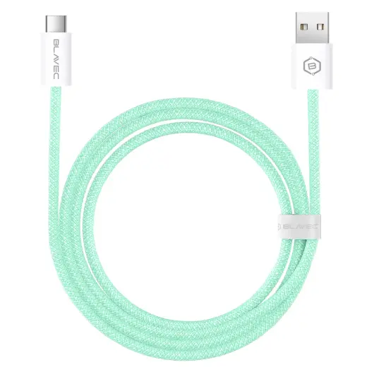 Blavec Candy провод для передачи данных и зарядки | USB-A на USB-C | 60W | 2м | зеленый
