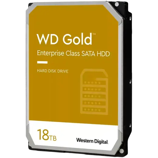 HDD Server WD Gold (3.5'', 18TB, 512MB, 7200 RPM, SATA 6 Gb/s)