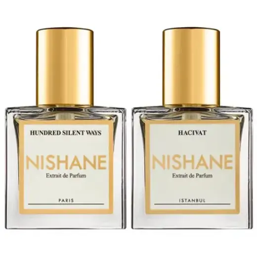 Nishane Hundred Silent Ways & Hacivat 2x15ml Travel Set