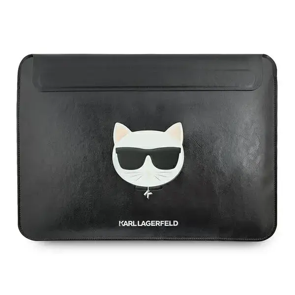 Karl Lagerfeld Choupette Head Embossed Computer Sleeve 13|14" Black