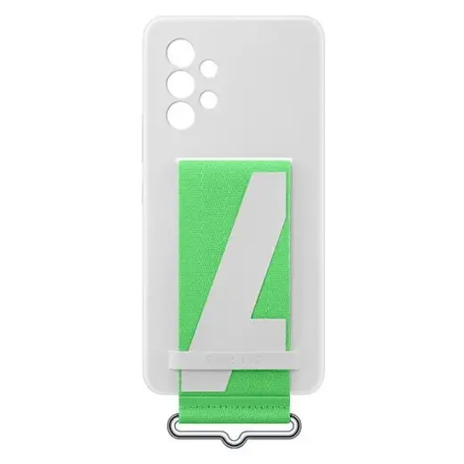 Samsung Silicone Cover Strap for Galaxy A53 5G white Foto 5