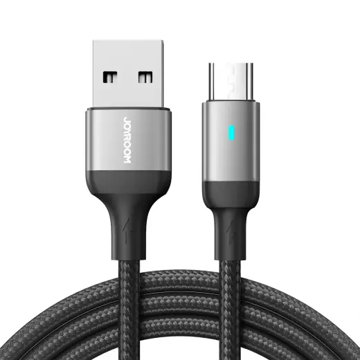 Joyroom S-UM018A10 провод для передачи данных и зарядки | USB-A на Micro USB | 2.4A | 2m | черный