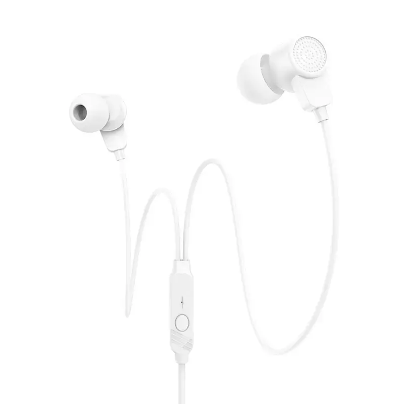 Borofone Earphones BM64 Goalant with microphone white