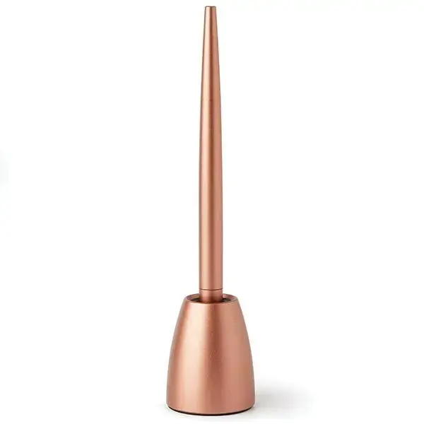 Lexon Scribalu Pen with Base soft gold LS64P1