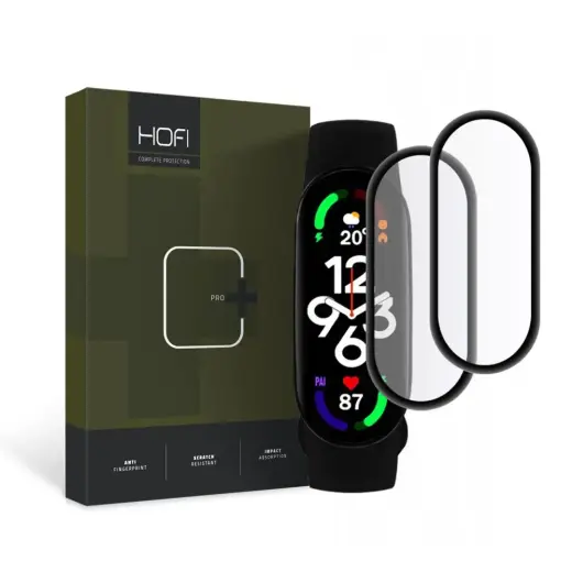HOFI HYBRID GLASS HYBRID PRO+ 2-PACK XIAOMI MI SMART BAND 7 | 7 NFC BLACK